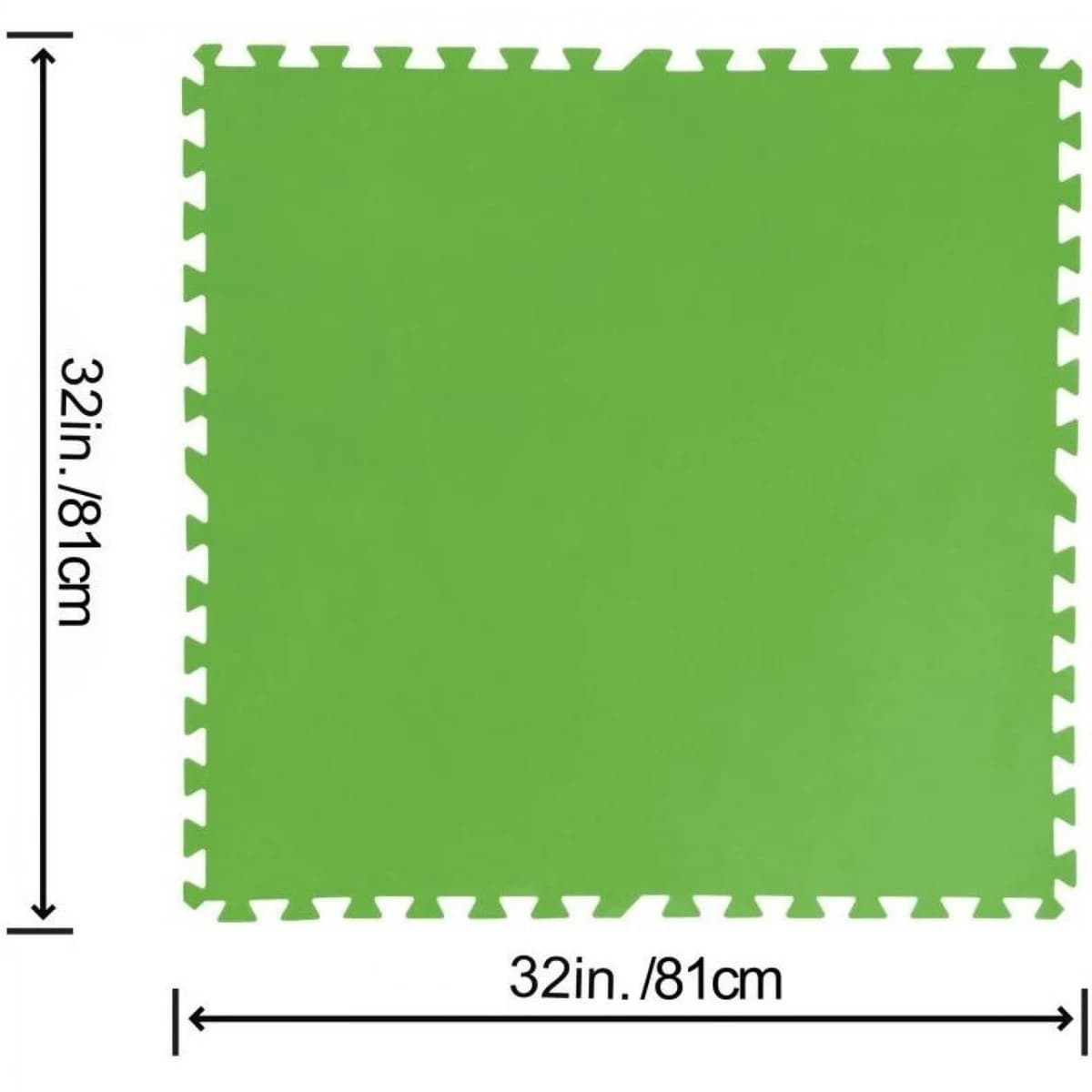 Мягкая модульная подстилка BESTWAY Пазл 78x78см 9шт, 5.47м2