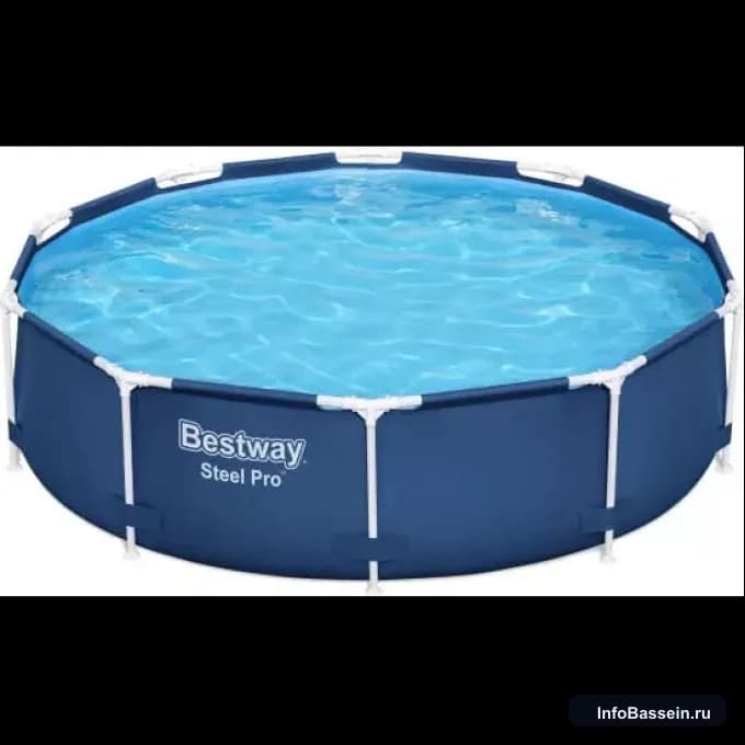 Фото каркасного бассейна Bestway Steel Pro 4 678 л артикул 56677 BW