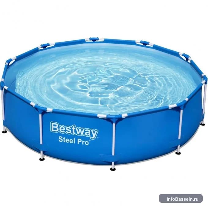 Фото каркасного бассейна Bestway Steel Pro 4 678 л артикул 56679 BW