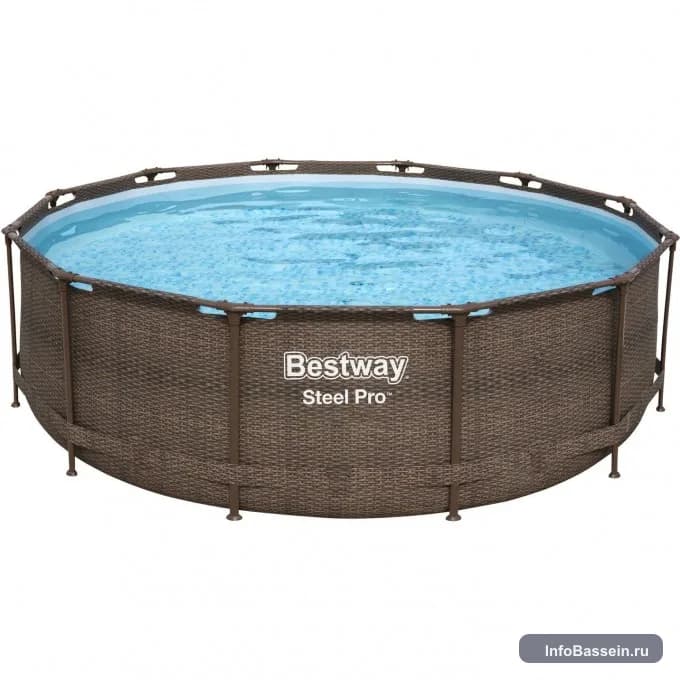 Фото каркасного бассейна Bestway 305×100 см, 6 148 л артикул 5617P BW