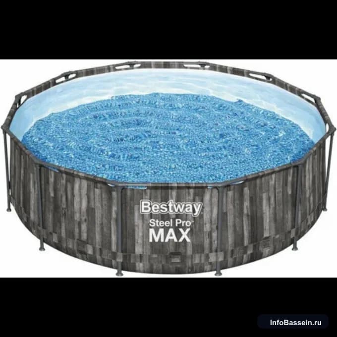 Фото каркасного бассейна Bestway Steel Pro 305×100 см, 6 148 л артикул 561QW BW