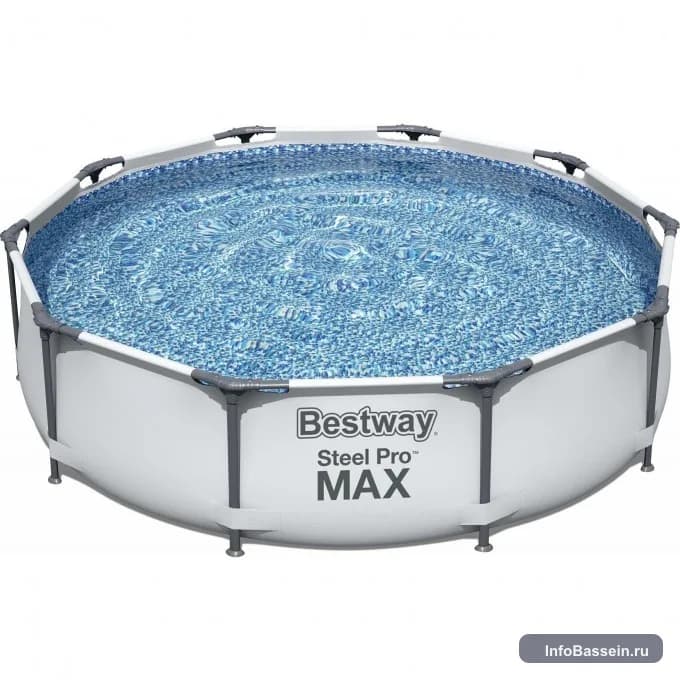 Фото каркасного бассейна Bestway Steel Pro Max 4 678 л артикул 56406 BW