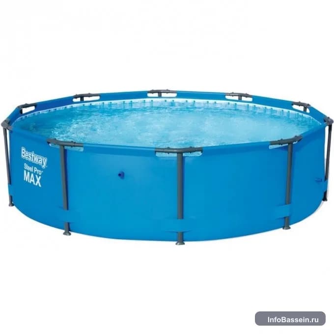 Фото каркасного бассейна Bestway Steel Pro 366×122 см, 10 250 л артикул 14471 BW