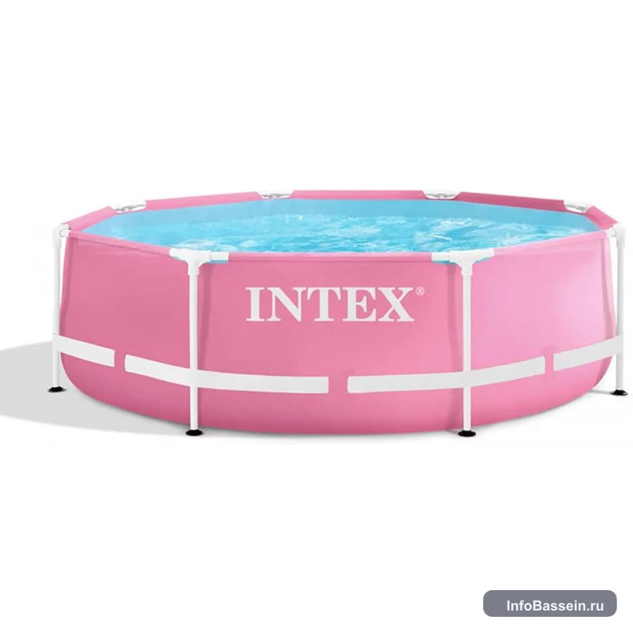 Фото каркасного бассейна Intex 244×76 см