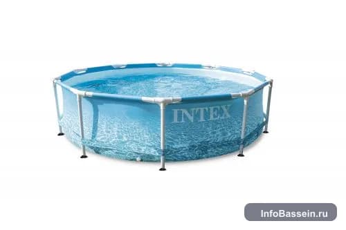Фото каркасного бассейна Intex 305×305×76 см, 4 485 л артикул 28206