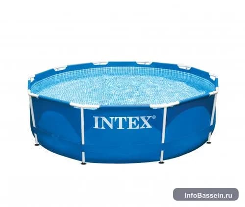 Фото каркасного бассейна Intex 305×305×76 см, 4 485 л артикул 28200