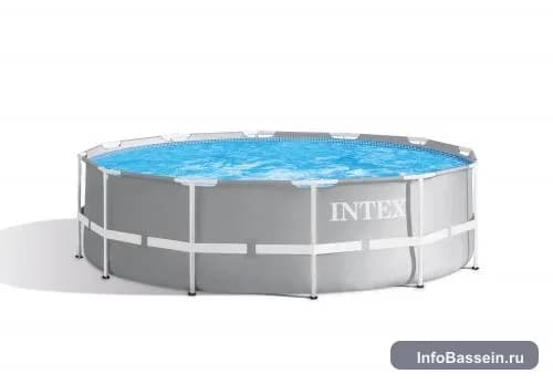 Фото каркасного бассейна Intex 366×366×76 см, 6 503 л артикул 26712