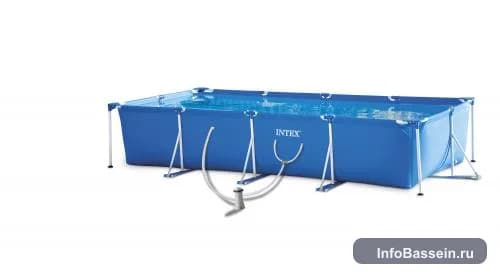 Фото каркасного бассейна Intex 450×220×84 см, 7 127 л артикул 28274